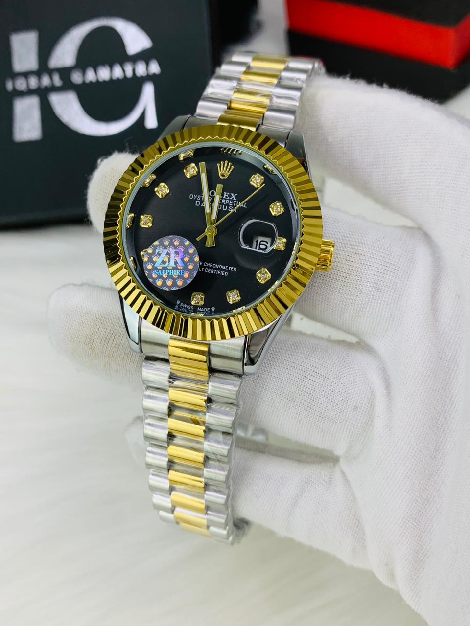 Cut Reg Stone Model | Two Tone Black